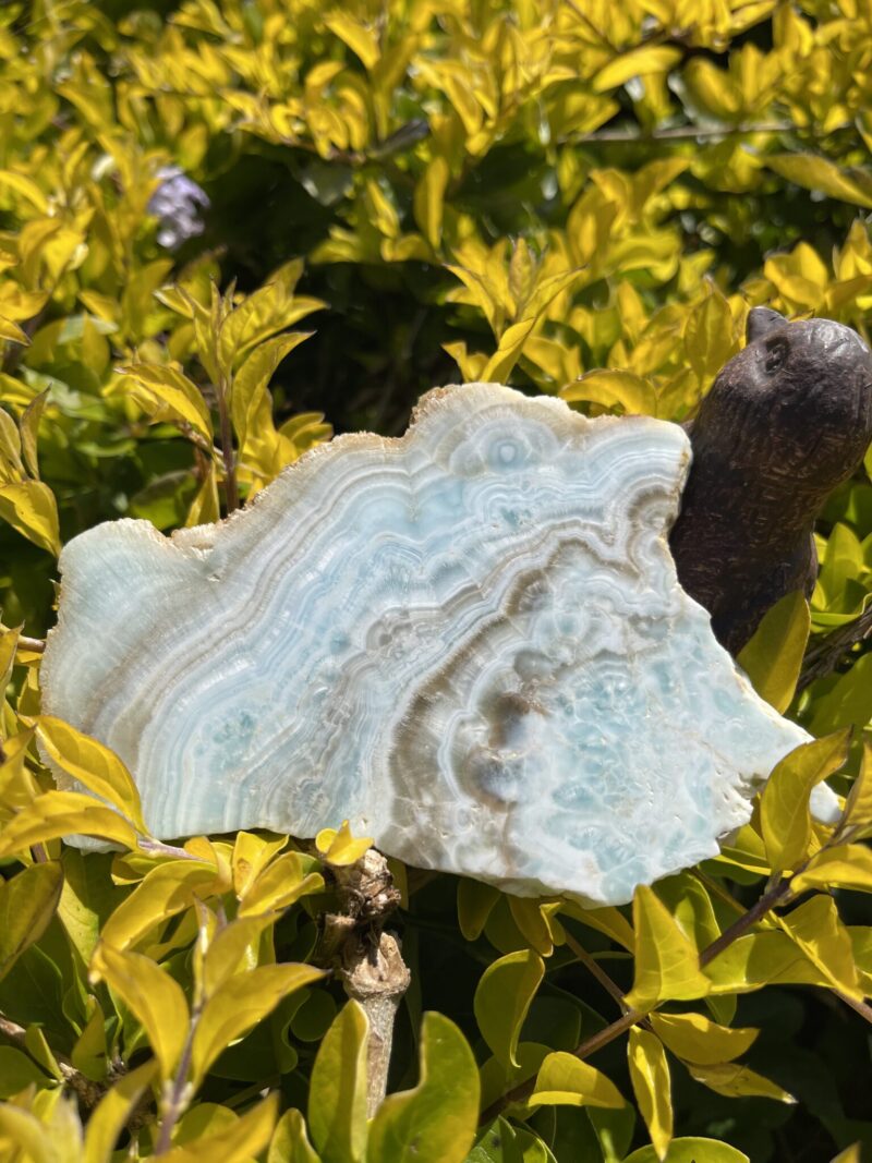 This is Hemimorphite Slice for Spiritual Clarity and Healing