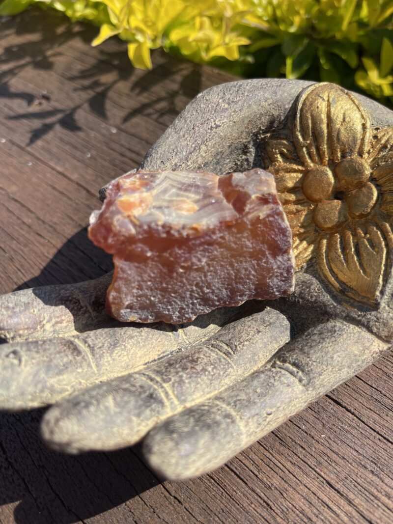 This is Raw Carnelian for Grounding and Creative Energy 2