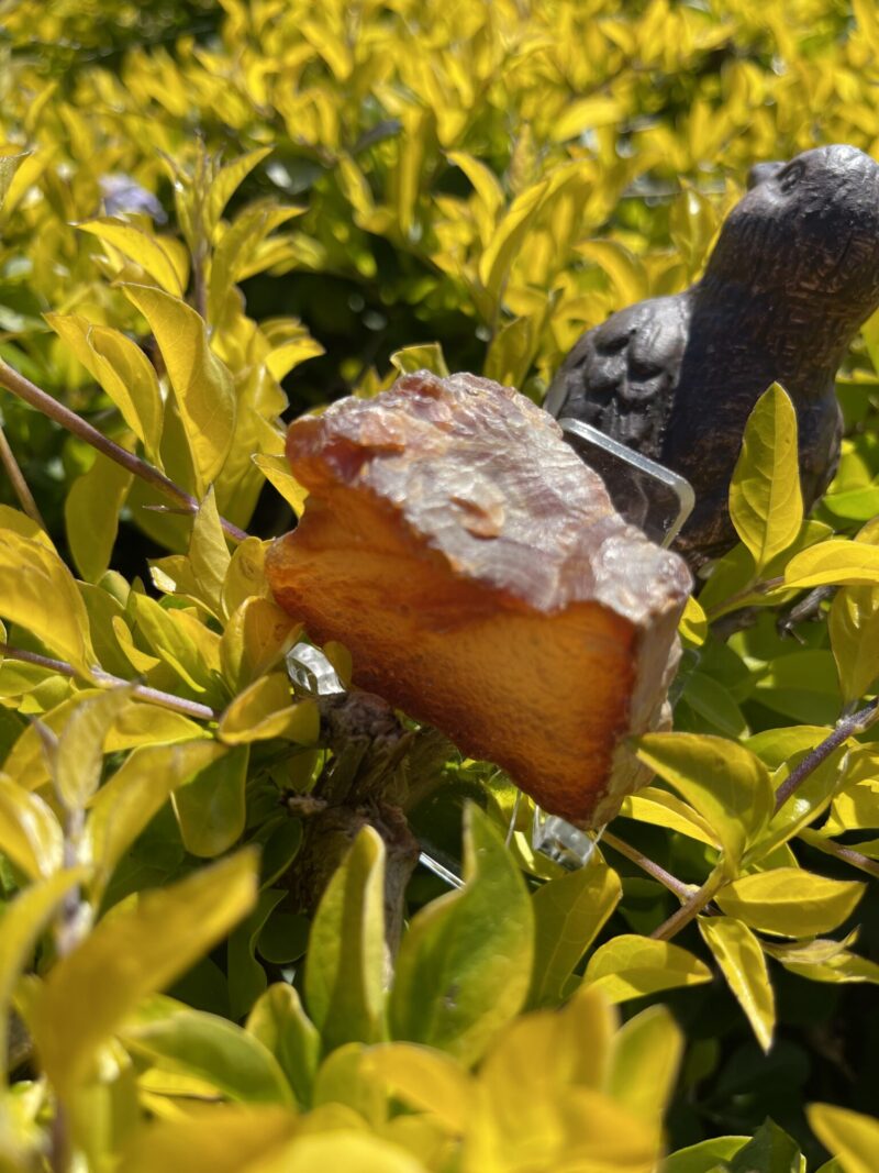 This is Raw Carnelian for Grounding and Creative Energy 2