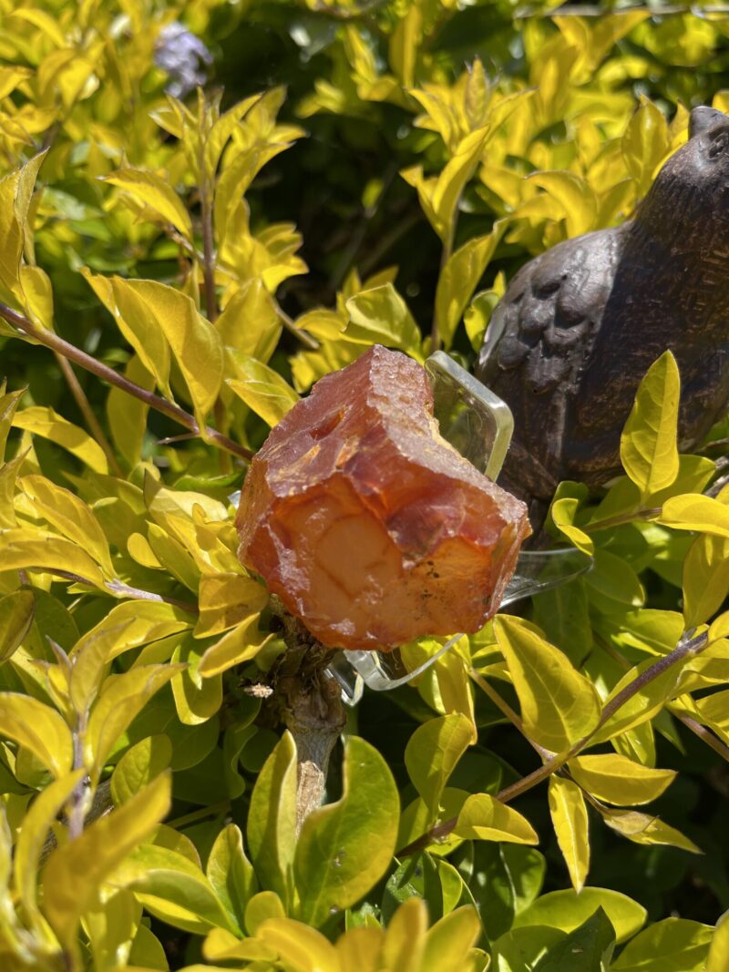 This is Raw Carnelian for Grounding and Creative Energy