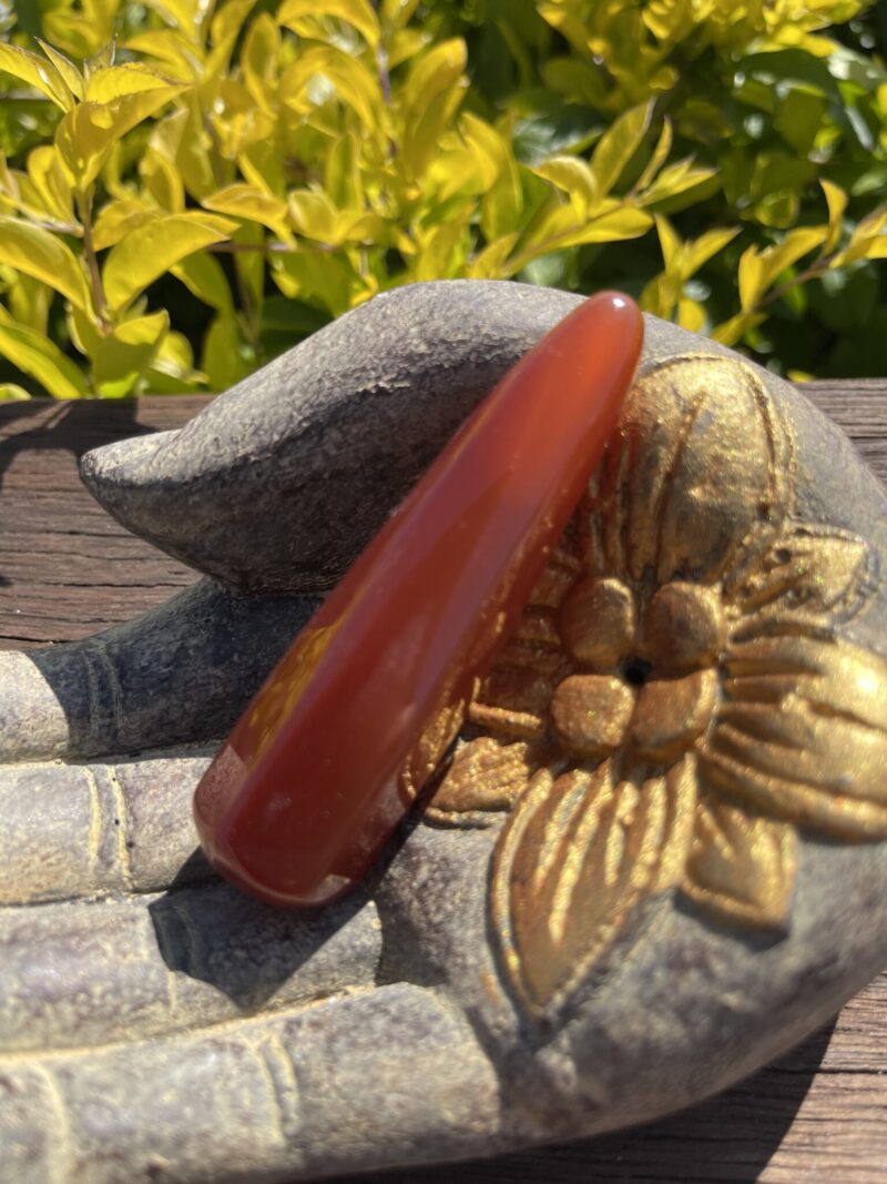 This is Carnelian Wand for Energy Flow and Manifestation