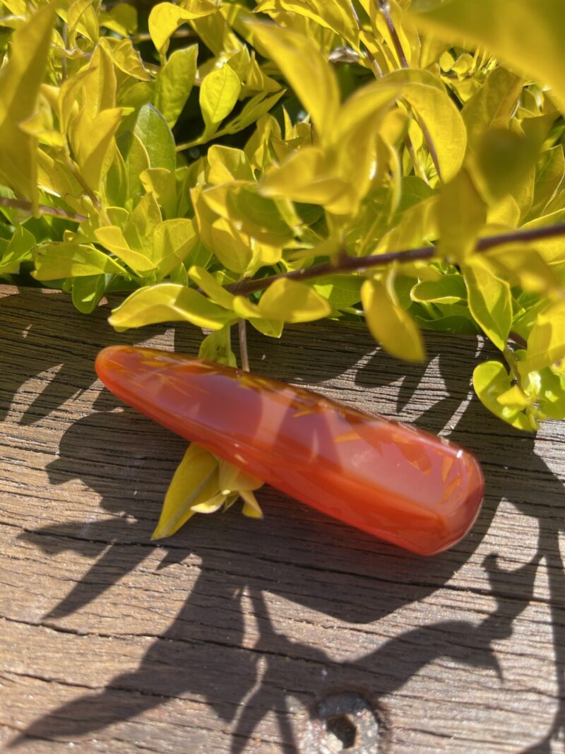 This is Carnelian Wand for Energy Flow and Manifestation