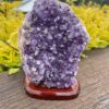 This is Amethyst Cluster on Stand for Protection and Spiritual Balance