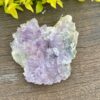 This is Gorgeous Rare Amethyst Flower Plate for Spiritual Growth and Serenity