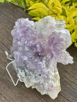 This is Gorgeous Rare Amethyst Flower Plate for Spiritual Growth and Serenity