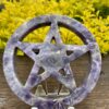 This is Chevron Amethyst Carved Pentacle for Protection 2