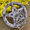 This is Chevron Amethyst Carved Pentacle for Protection 2