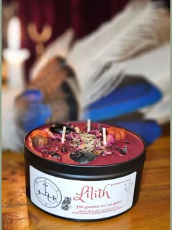 This is Reclaim Your Power with Our Lilith Candle