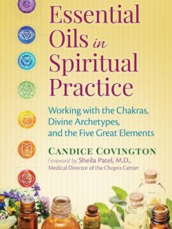 This is a book Essential Oils in Spiritual Practice: Working with the Chakras, Divine Archetypes, and the Five Great Elements 