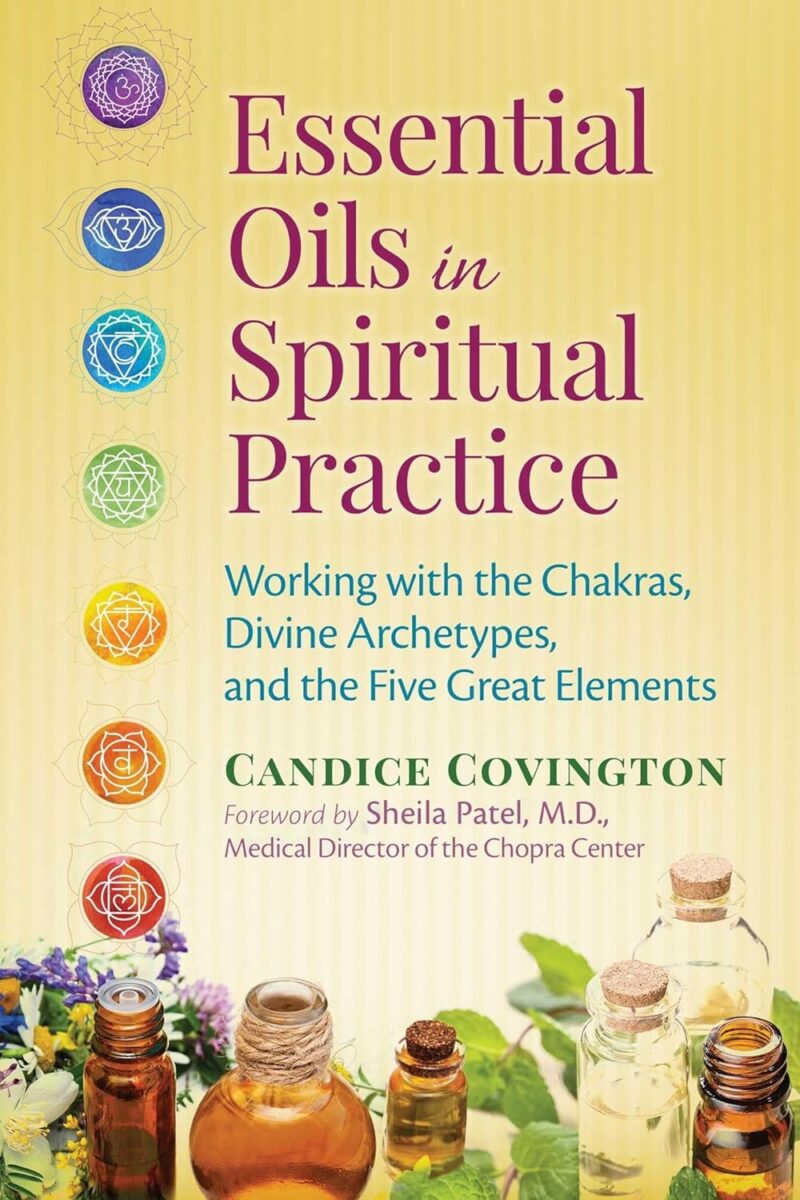 This is a book Essential Oils in Spiritual Practice: Working with the Chakras, Divine Archetypes, and the Five Great Elements 