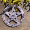 this is Chevron Amethyst Carved Pentacle for Protection 3