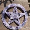 this is Chevron Amethyst Carved Pentacle for Protection 3