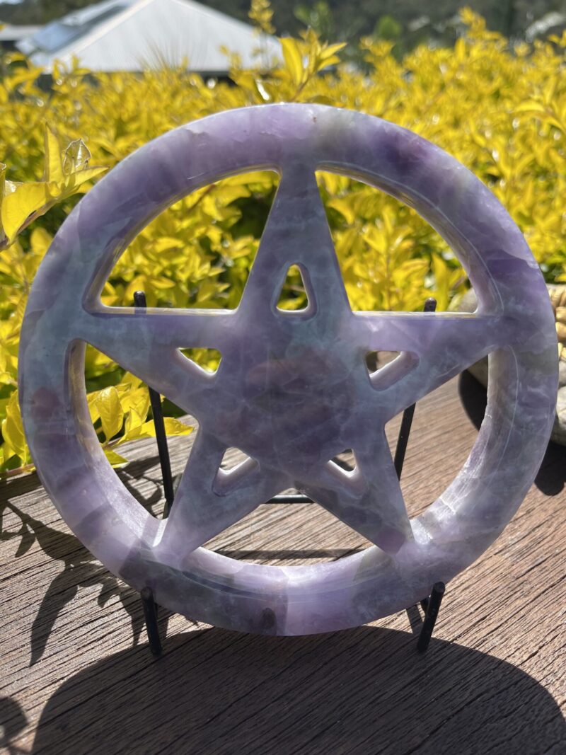 his is Chevron Amethyst Carved Pentacle for Protection 4