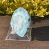 This is Beautiful Larimar Plate – A Stone of Serenity and TranquilityLarimar - Polished slice We looooooove it!