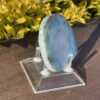 This is Beautiful Larimar Plate – A Stone of Serenity and TranquilityLarimar - Polished slice We looooooove it!