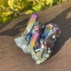 This is High-Energy Titanium Aura Quartz Cluster for Transformation