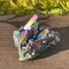 This is High-Energy Titanium Aura Quartz Cluster for Transformation