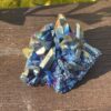 This is High-Energy Titanium Aura Quartz Cluster for Transformation