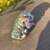 This is Titanium Aura Quartz Cluster for Emotional Healing and Balance