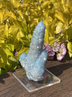 This is Aqua Aura Spirit Quartz for Spiritual Clarity