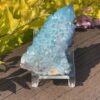 This is Calming Aqua Aura Spirit Quartz Energy Generator