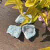 This is Aqua Aura Set of 3 Geode for Spiritual Connection