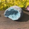 This is Transformative Aqua Aura Geode of Divine Energy