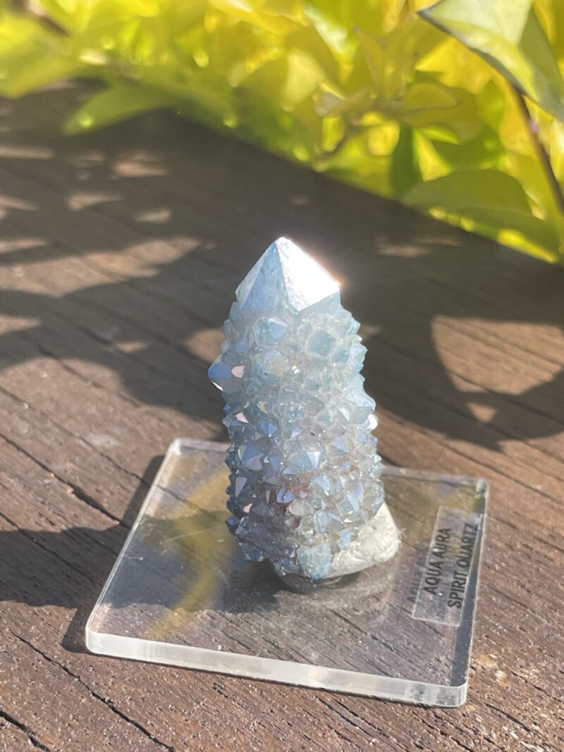 This is Transformative Aqua Aura Spirit Quartz Power