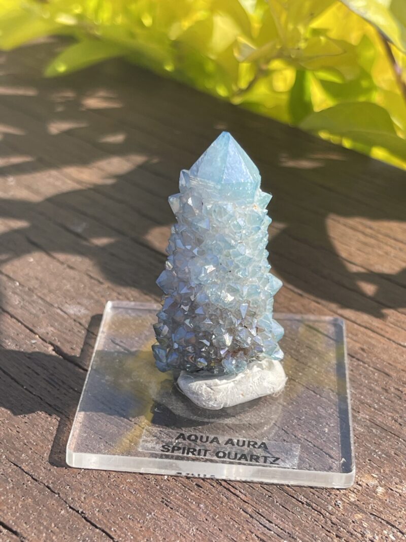 This is Transformative Aqua Aura Spirit Quartz Power