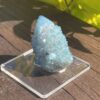 This is Aqua Aura Spirit Quartz for Clarity