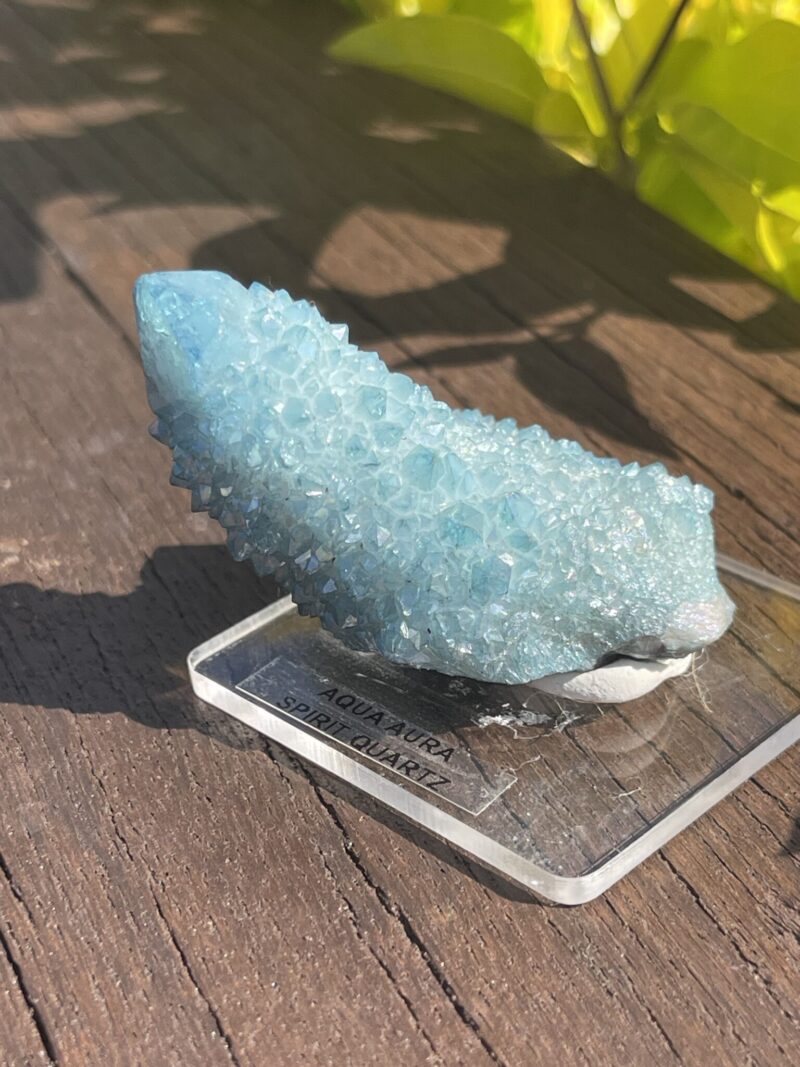 This is Aqua Aura Spirit Quartz for Balance