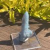 This is Calming Aqua Aura Spirit Quartz Energy Wand d