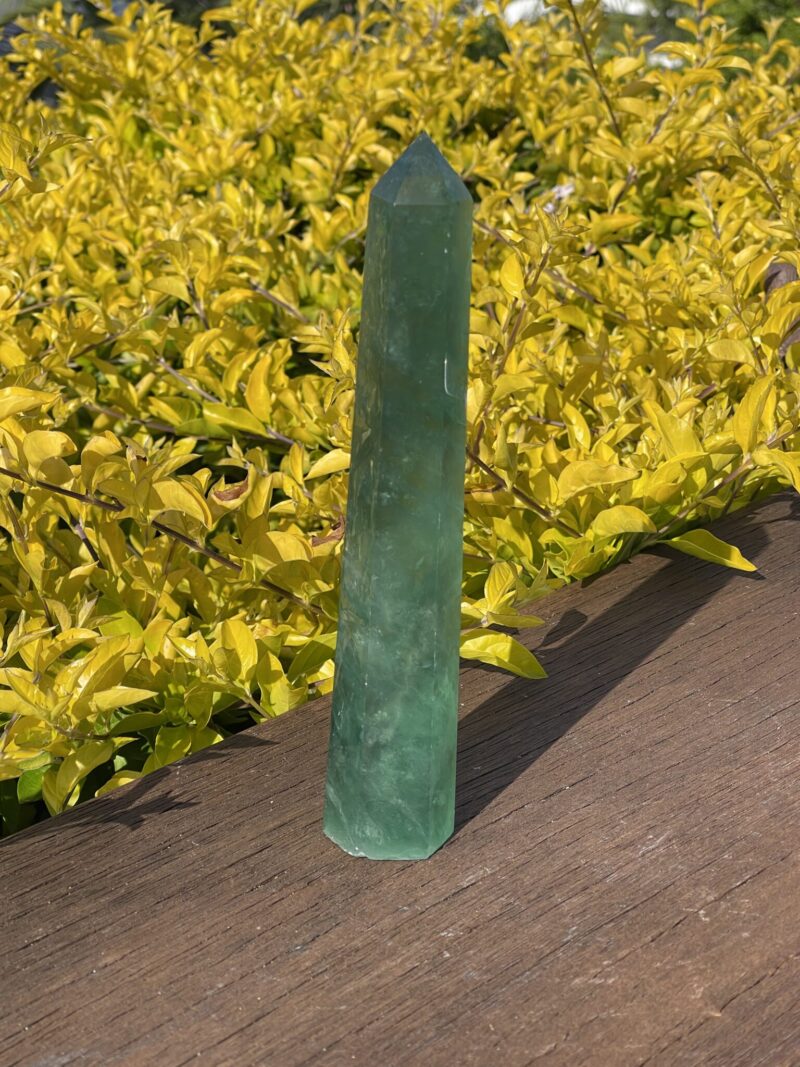 Healing and Love with Green Fluorite Tower a