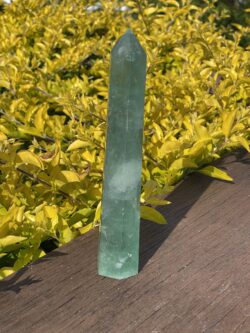 This is Mystical Green Fluorite Tower for Emotional Renewal