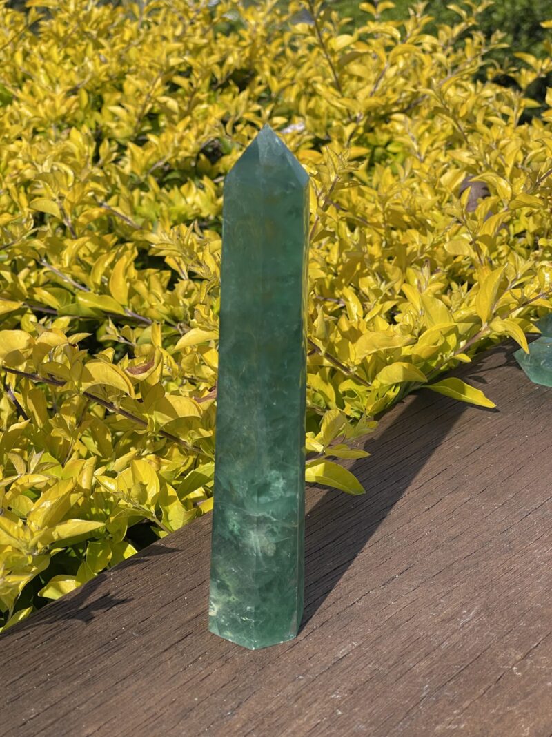 This is World Within Green Fluorite Tower of Love b