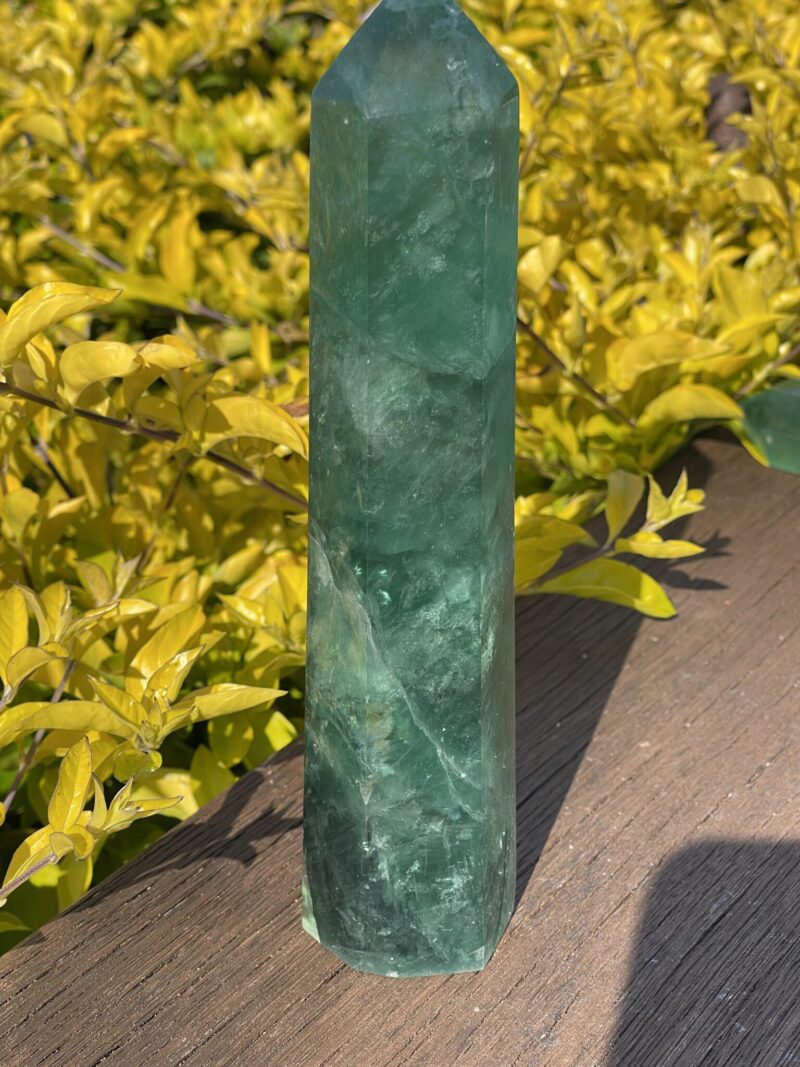 This is Green Fluorite Tower for Heart-Centered Healing