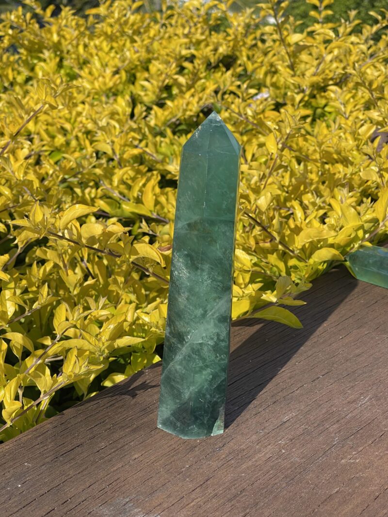 This is Green Fluorite Tower for Heart-Centered Healing d