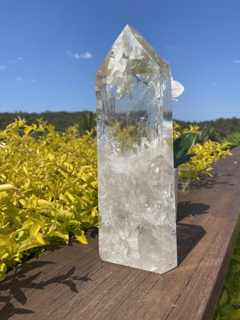 This is Stunning Water Clear AAA Rare Clear Quartz Generator – Amplifying Pure Divine Light f