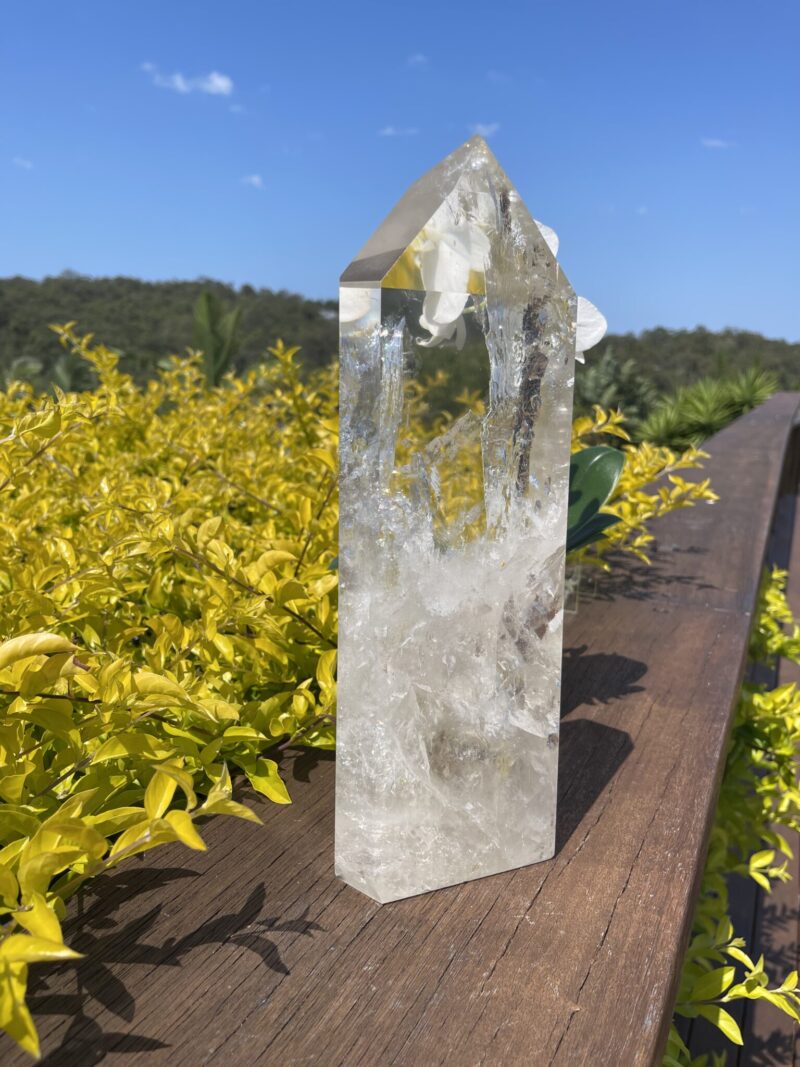 This is Stunning Water Clear AAA Rare Clear Quartz Generator – Amplifying Pure Divine Light g