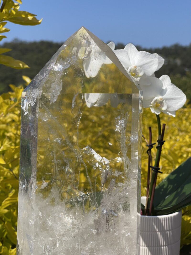 This is Stunning Water Clear AAA Rare Clear Quartz Generator – Amplifying Pure Divine Light