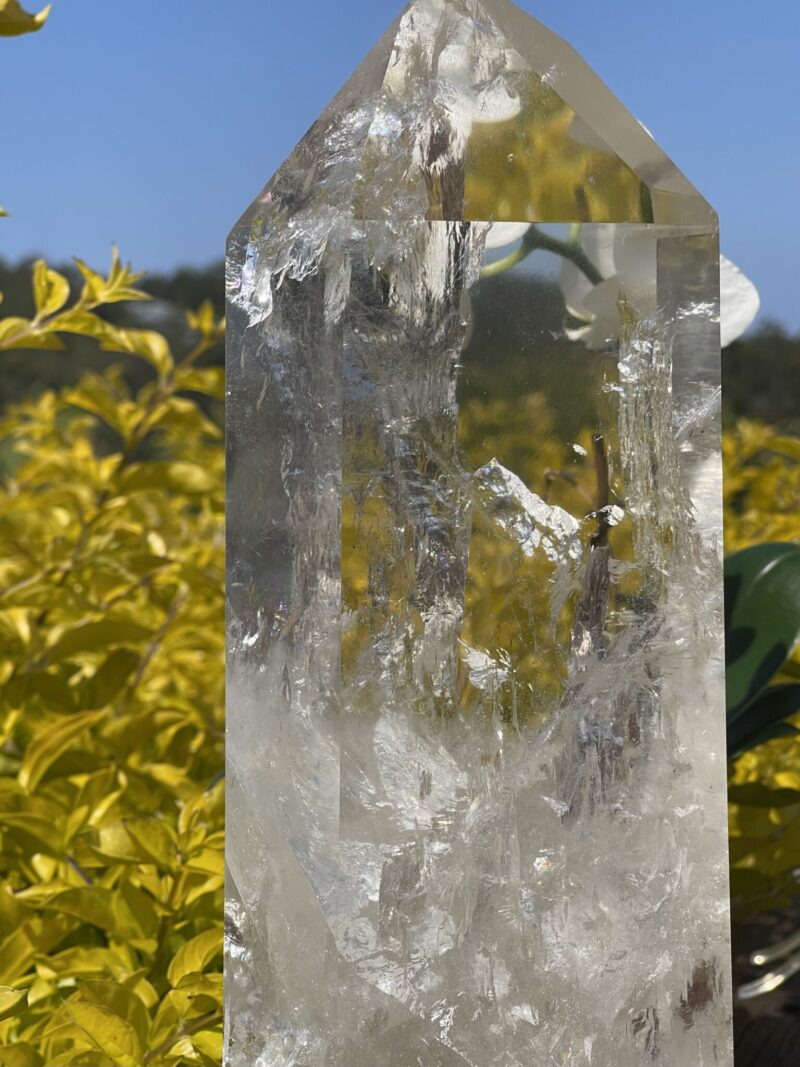 This is Stunning Water Clear AAA Rare Clear Quartz Generator – Amplifying Pure Divine Light