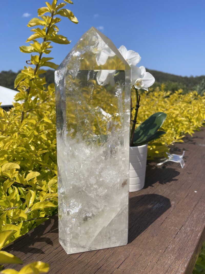 This is Stunning Water Clear AAA Rare Clear Quartz Generator – Amplifying Pure Divine Light