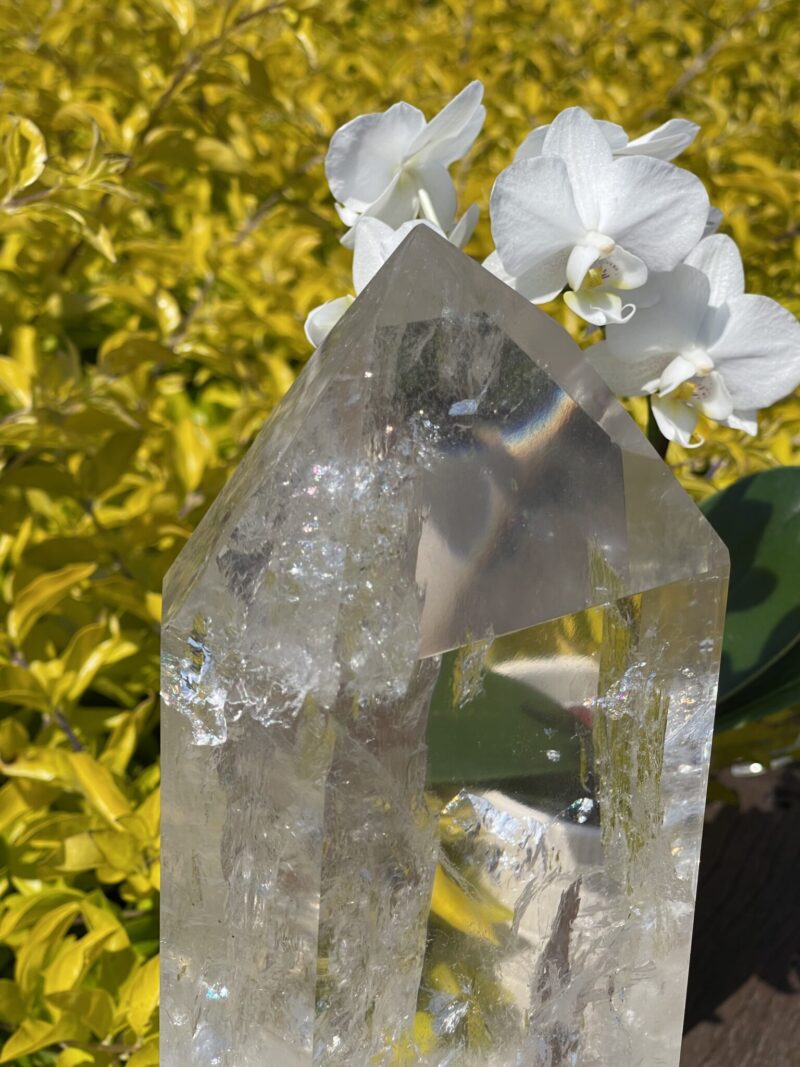 This is Stunning Water Clear AAA Rare Clear Quartz Generator – Amplifying Pure Divine Light