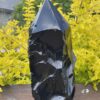 This is Raw Black Obsidian Generator with Polished Top 5.6kg – Grounding and Protection a