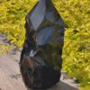 This is Raw Black Obsidian Generator with Polished Top 5.6kg – Grounding and Protection d