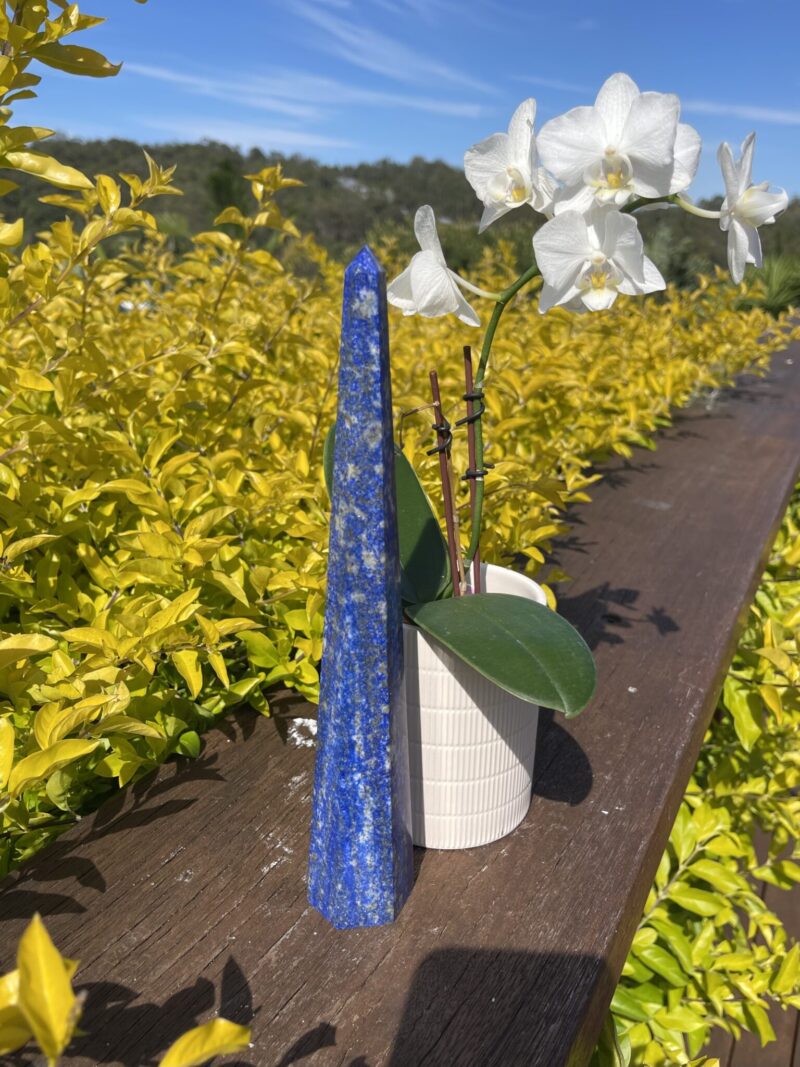 This is. Celestial Guidance AAA Lapis Lazuli Obelisk 510g