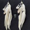 these are White Gypsy Feather Earrings – Bohemian Grace with Natural Elegance