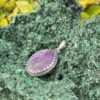 This is Deep Sugilite Oval Pendant