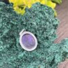 This is Deep Sugilite Oval Pendant