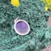 This is Deep Sugilite Oval Pendant